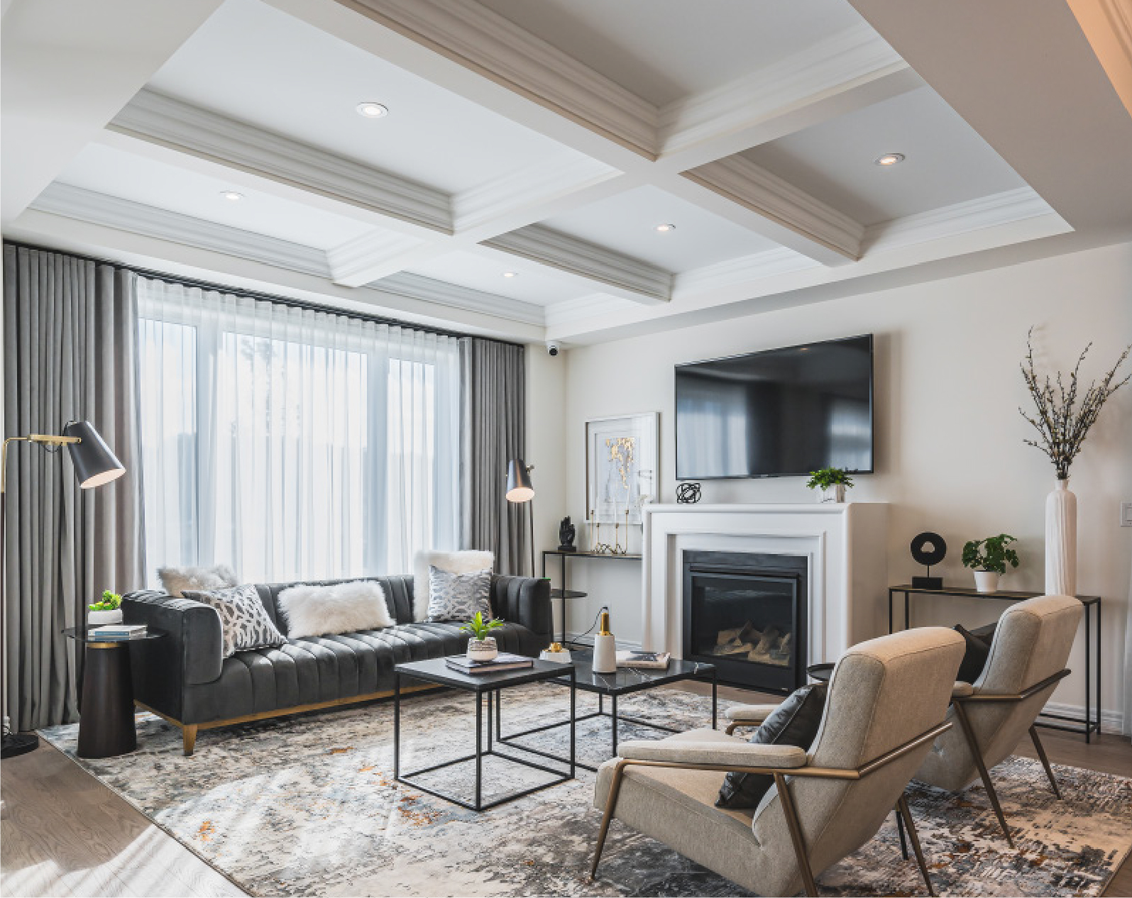 Heathwood great room interior